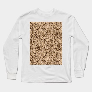 Leopard Fur Print Pattern Long Sleeve T-Shirt